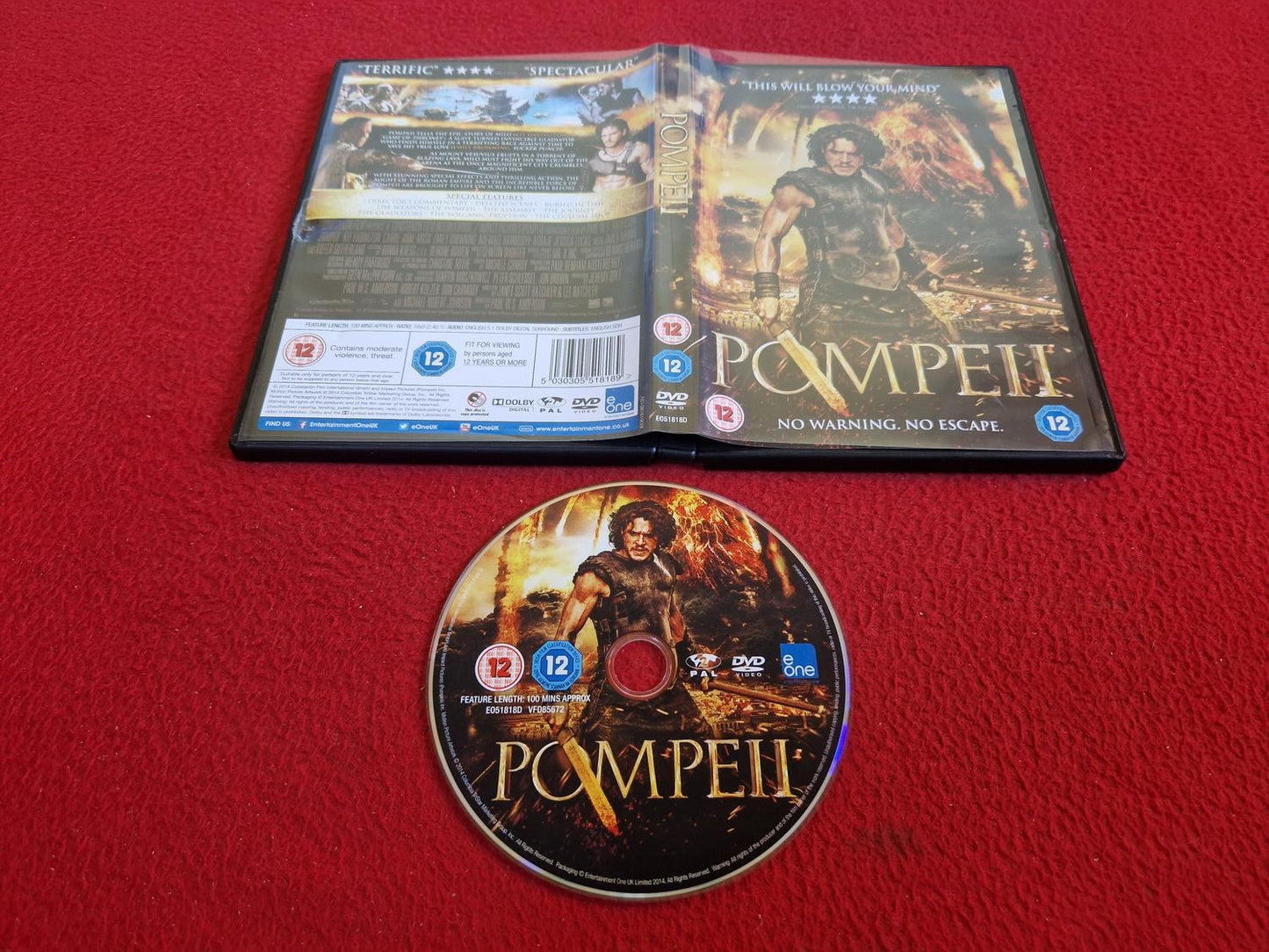 POMPEII DVD