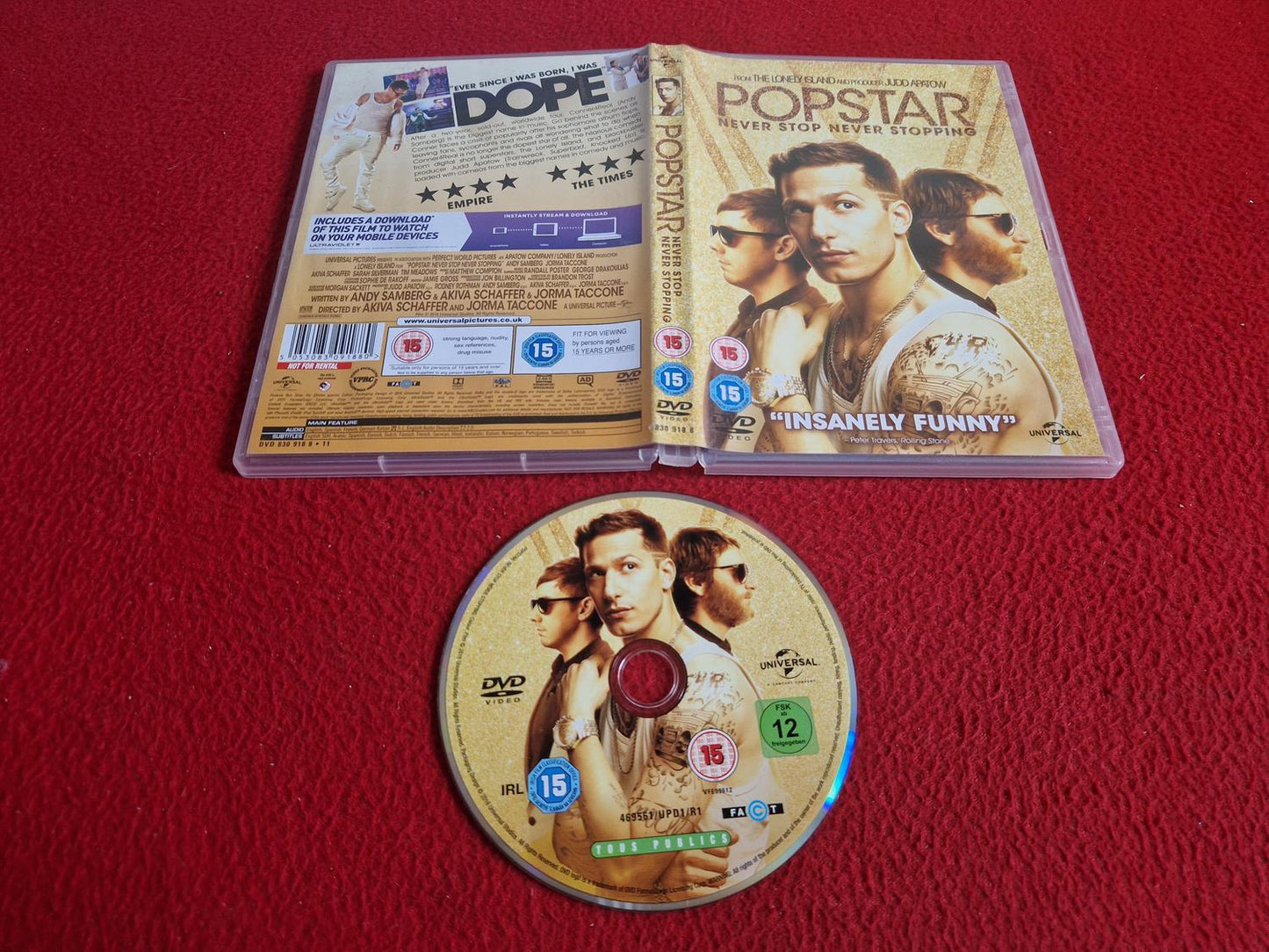 POPSTAR [ SVENSK TEXT ] DVD