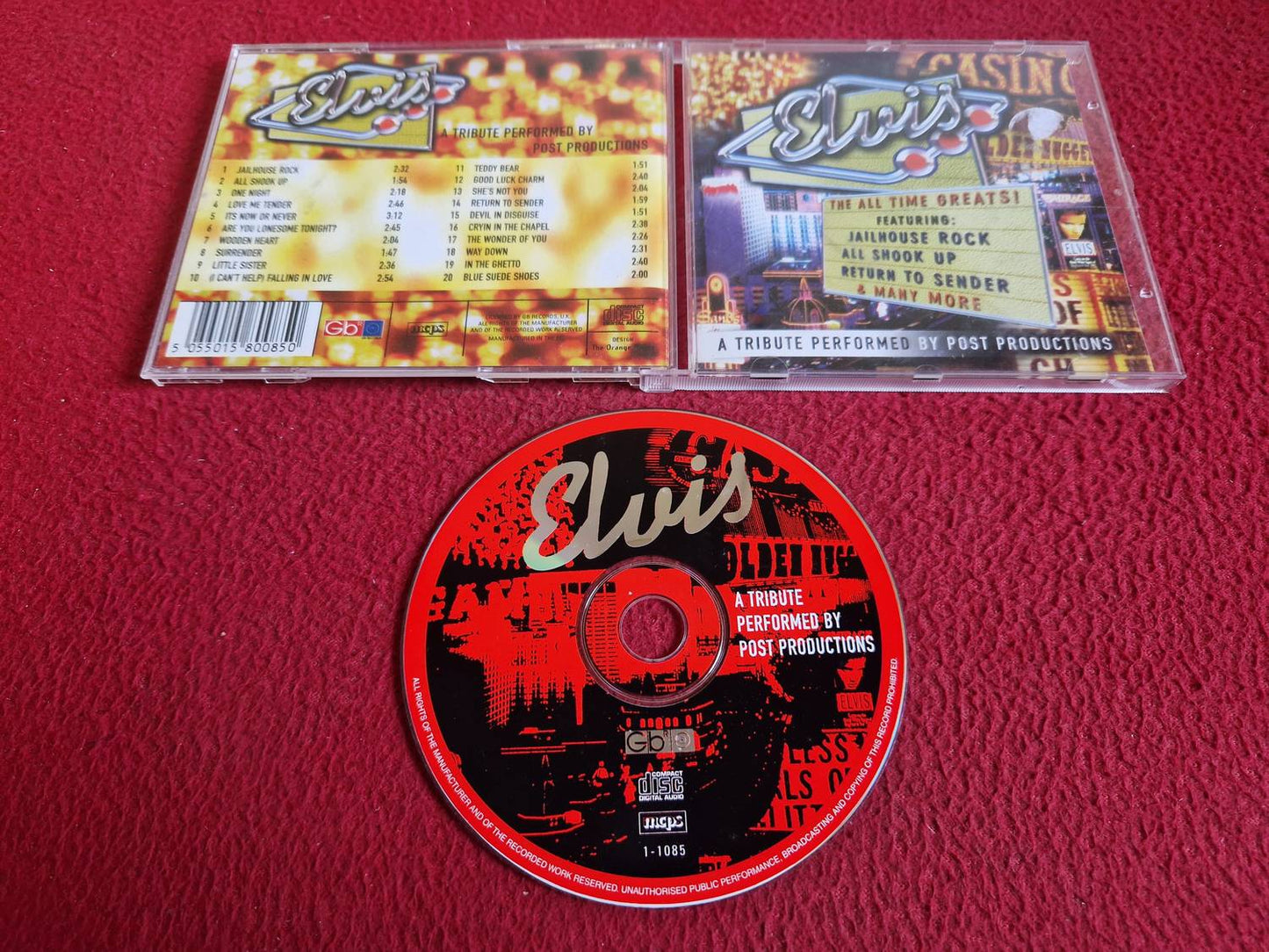 POST PRODUCTIONS A TRIBUTE TO ELVIS PRESLEY PERFORMED BY CD
