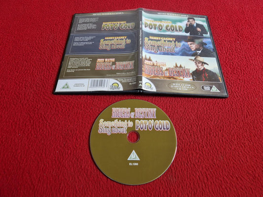 POT O' GOLD / SOMETHING TO SING ABOUT / RIDERS OF DESTINY DVD