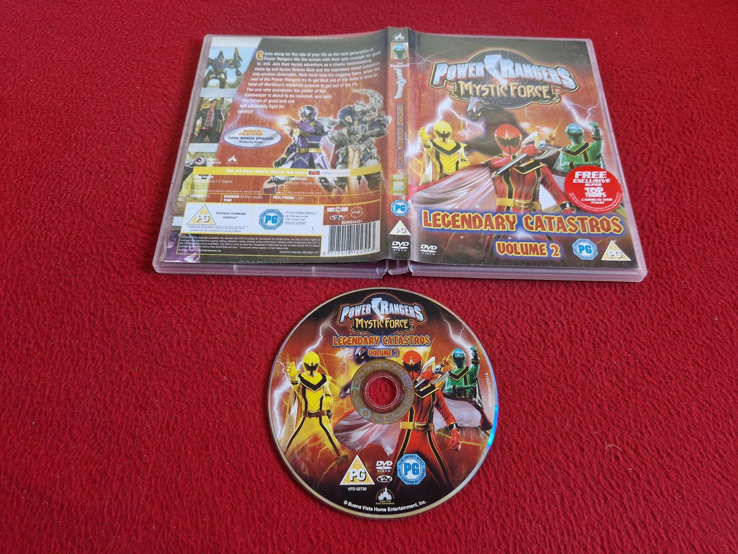 POWER RANGER MYSTIC FORCE LEGENDARY CATASTROS VOLUME 2 DVD