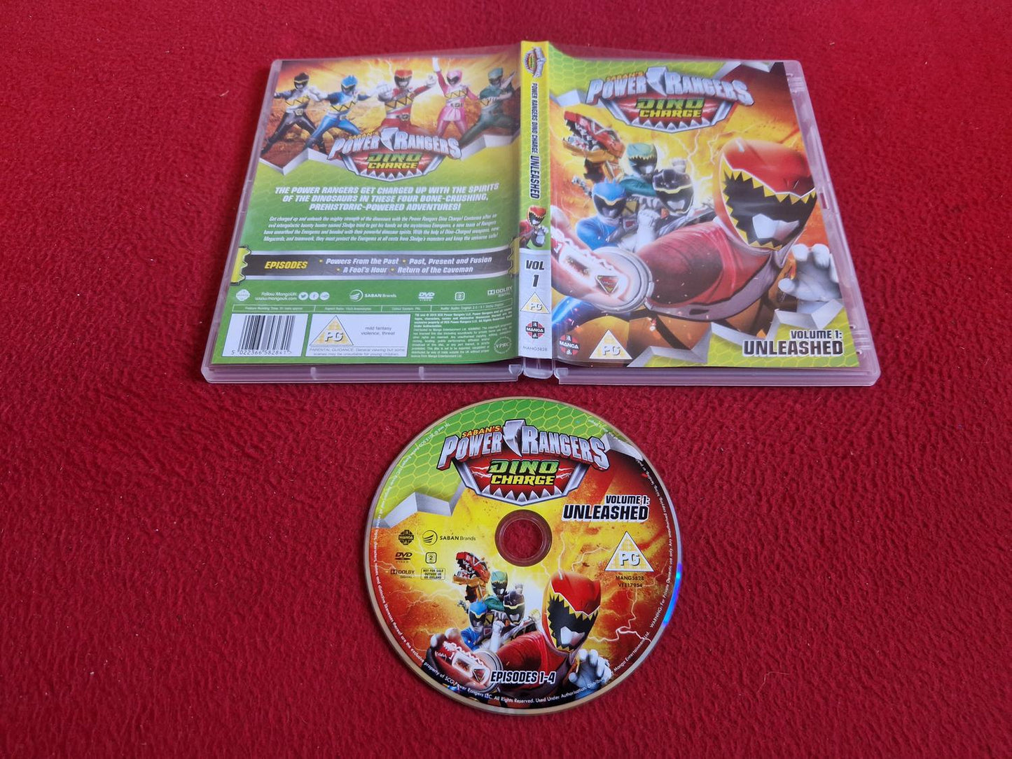 POWER RANGERS DINO CHARGE VOL 1 UNLEASHED DVD