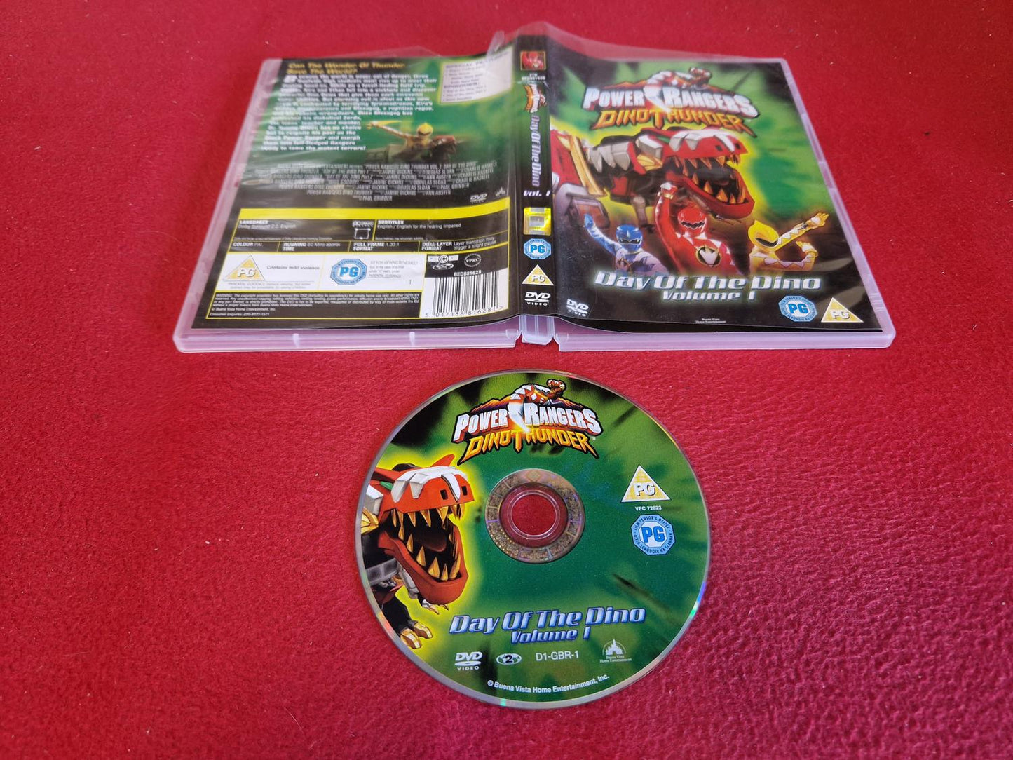 POWER RANGERS DINO THUNDER DAY OF THE DINO VOLUME 1 till DVD