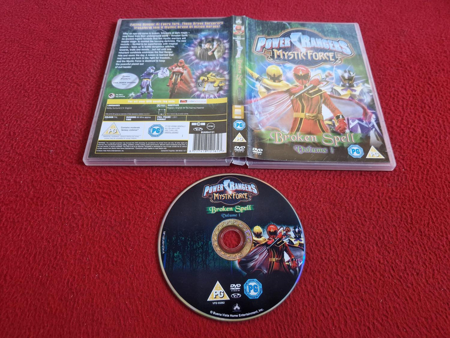POWER RANGERS MYSTIC FORCE BROKEN SPELL VOLUME 1 DVD