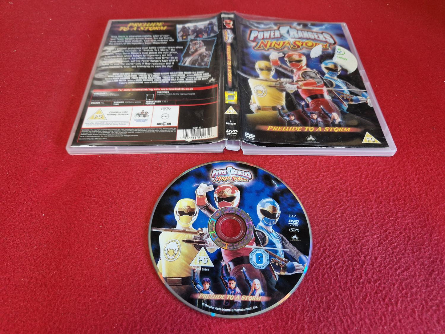 POWER RANGERS NINJA STORM PRELUDE TO A STORM till DVD