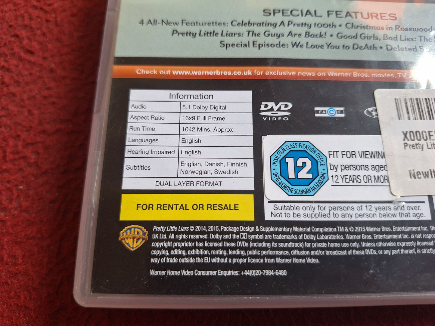 PRETTY LITTLE LIARS SEASON 5 BOX DVD