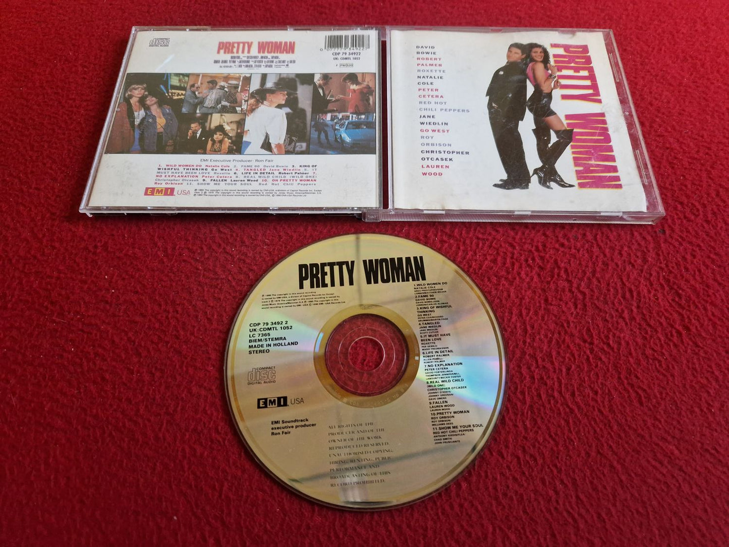 PRETTY WOMAN ORIGINAL MOTION PICTURE SOUNDTRACK CD