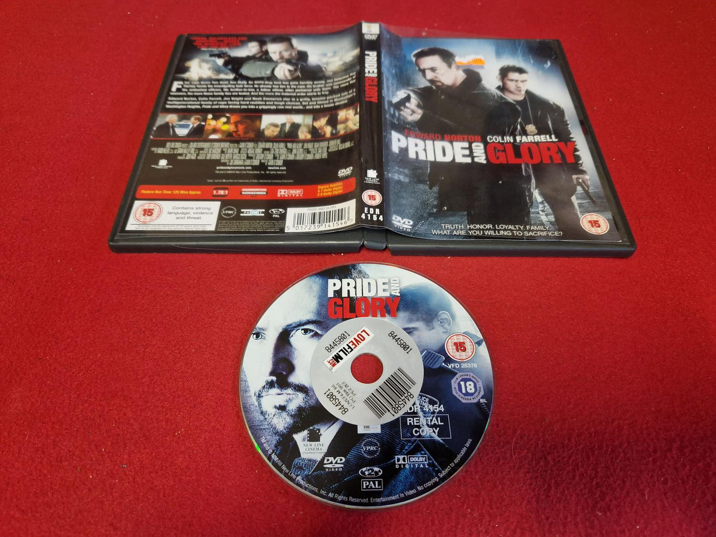 PRIDE AND GLORY till DVD