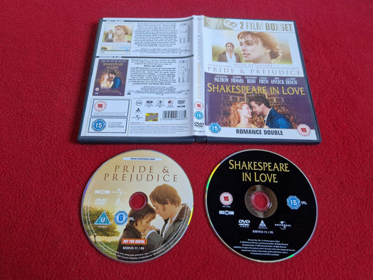 PRIDE & PREJUDICE / SHAKESPEARE IN LOVE till DVD