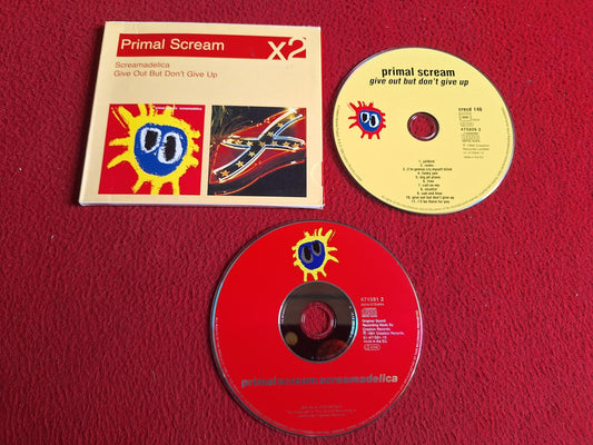 PRIMAL SCREAM SCREAMADELICA / GIVE OUT BUT DON'T GIVE UP CD