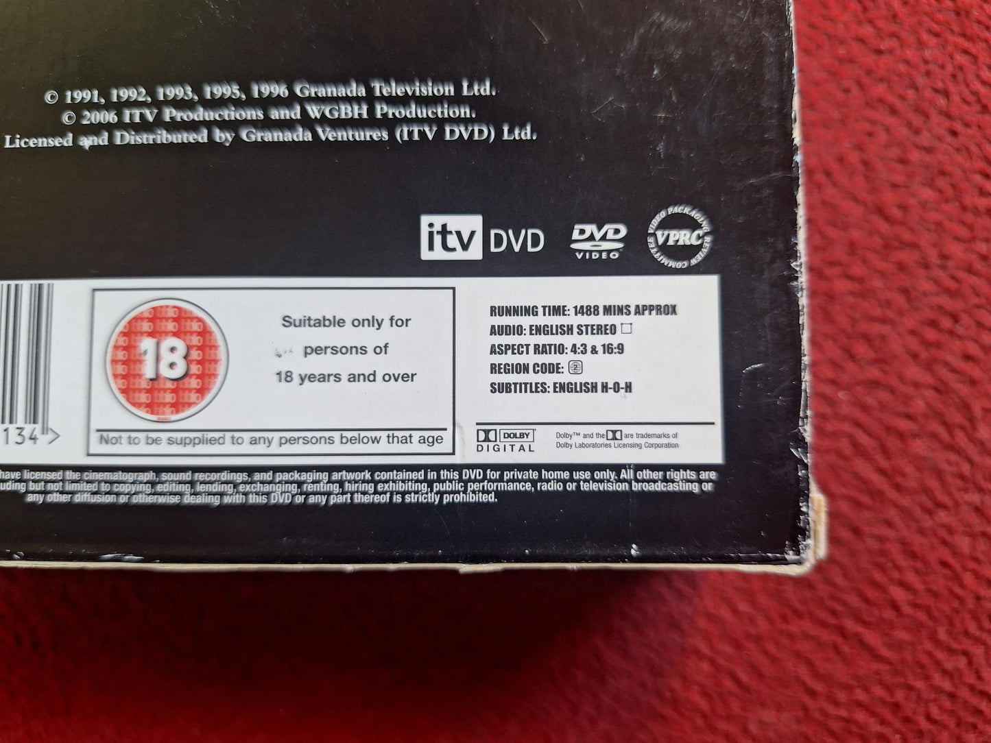 PRIME SUSPECT COMPLETE COLLECTION BOX DVD
