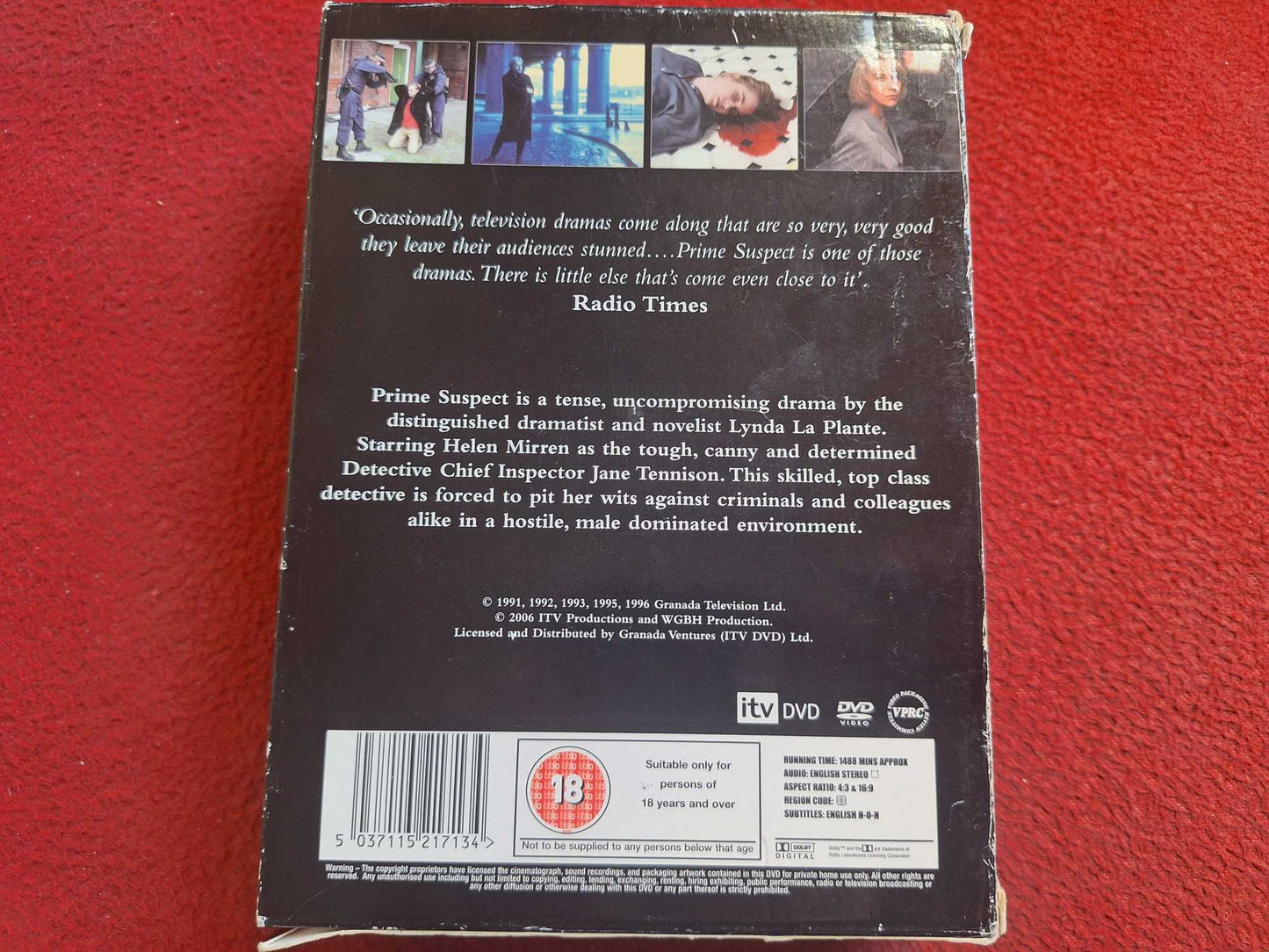 PRIME SUSPECT COMPLETE COLLECTION BOX DVD