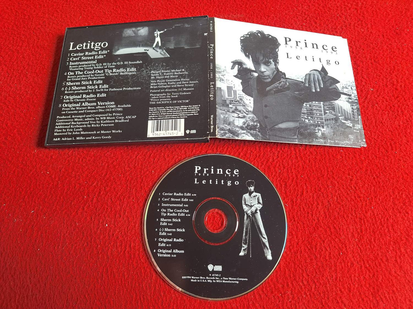 PRINCE 1958 - 1993 LETITGO CD