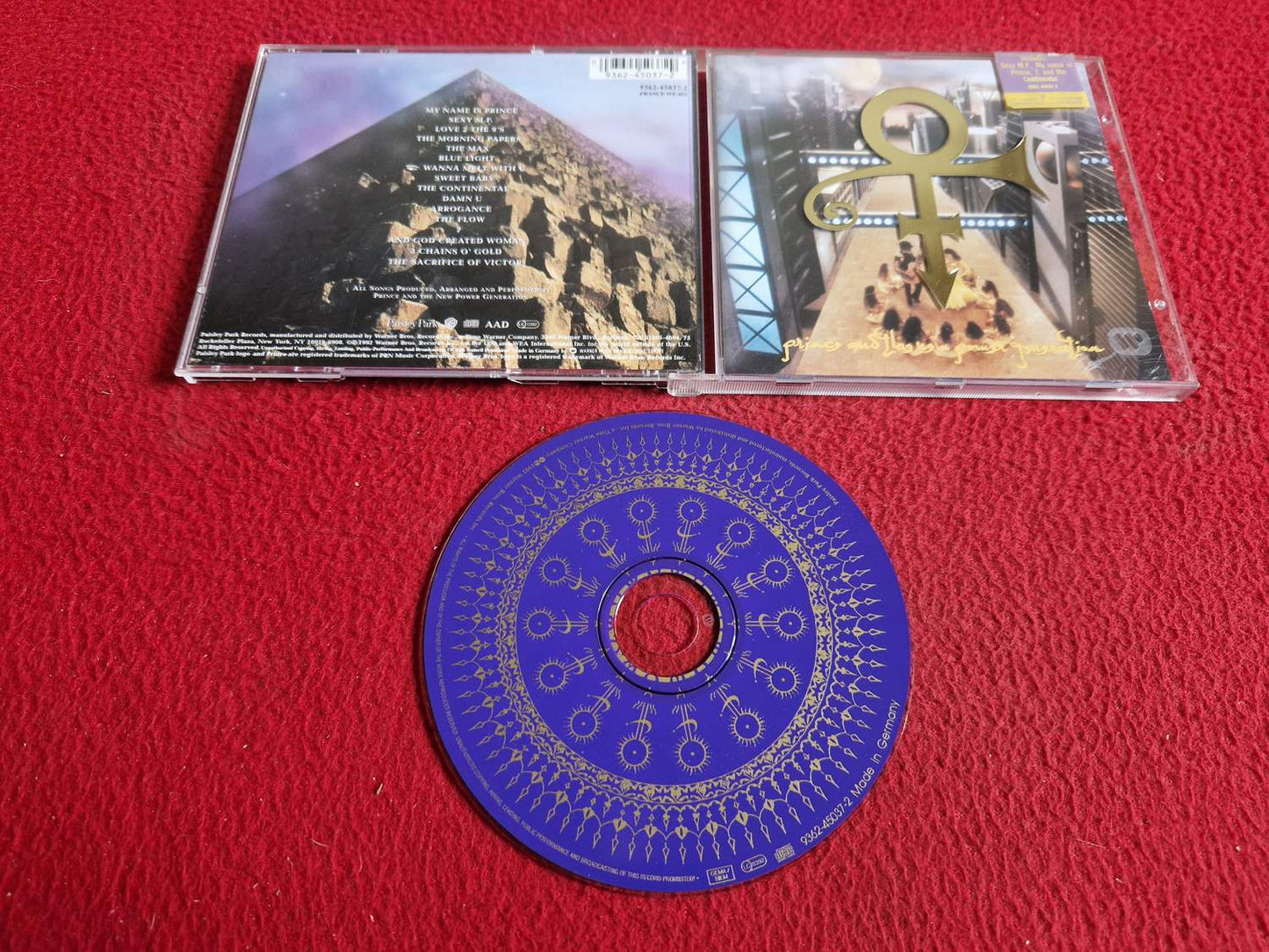 PRINCE AND THE NEW POWER GENERATION LOVE SYMBOL CD
