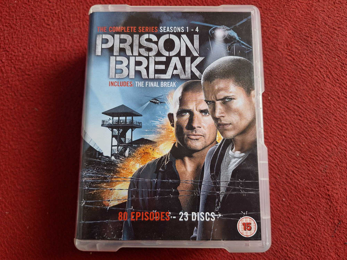PRISON BREAK SEASONS 1 - 4 + THE FINAL BREAK BOX DVD