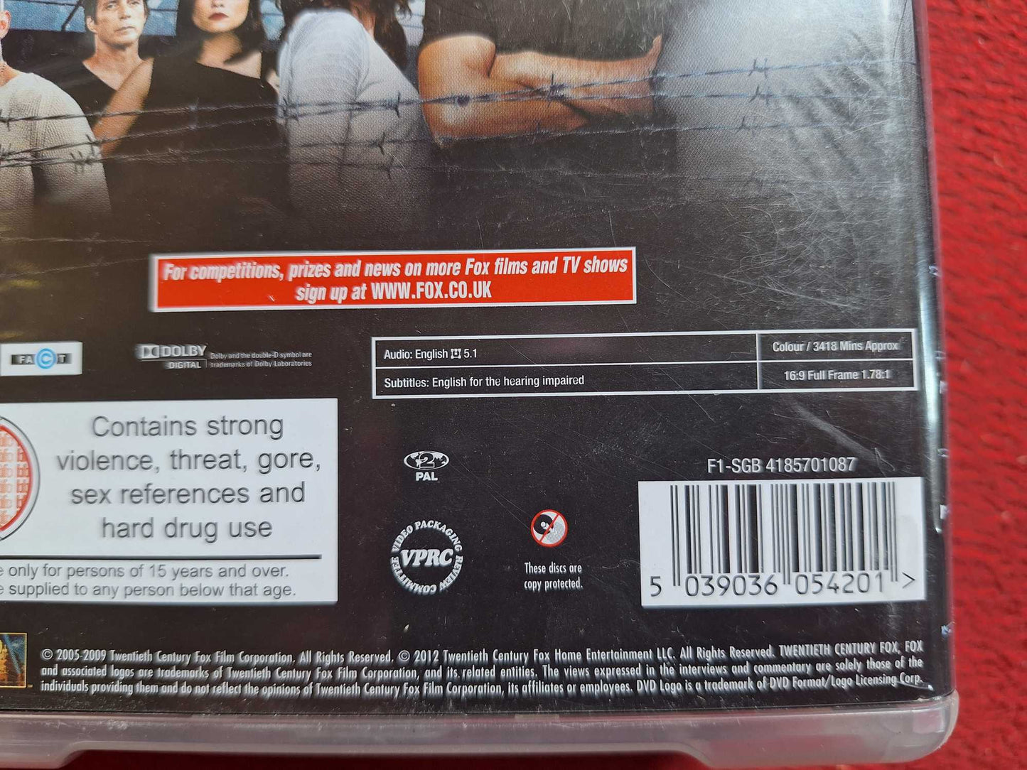 PRISON BREAK SEASONS 1 - 4 + THE FINAL BREAK BOX DVD
