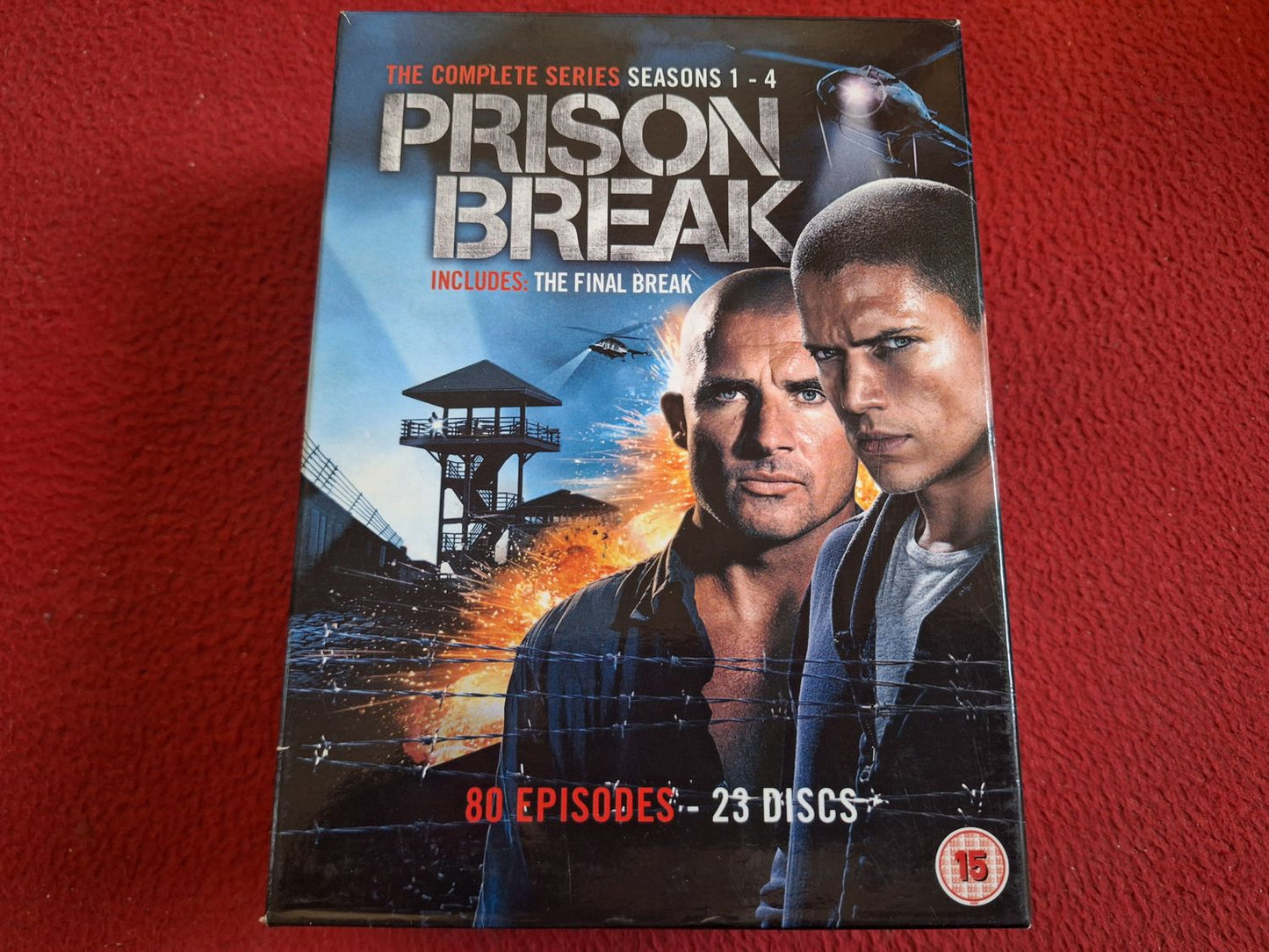 PRISON BREAK THE COMPLETE SERIES - SEASONS 1 - 4 + THE FINAL BREAK BOX DVD