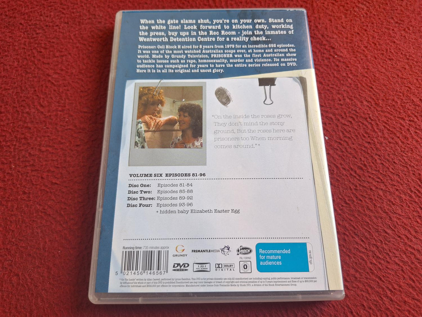 PRISONER CELL BLOCK H VOLUME 6 EPISODES 81 - 96 BOX DVD