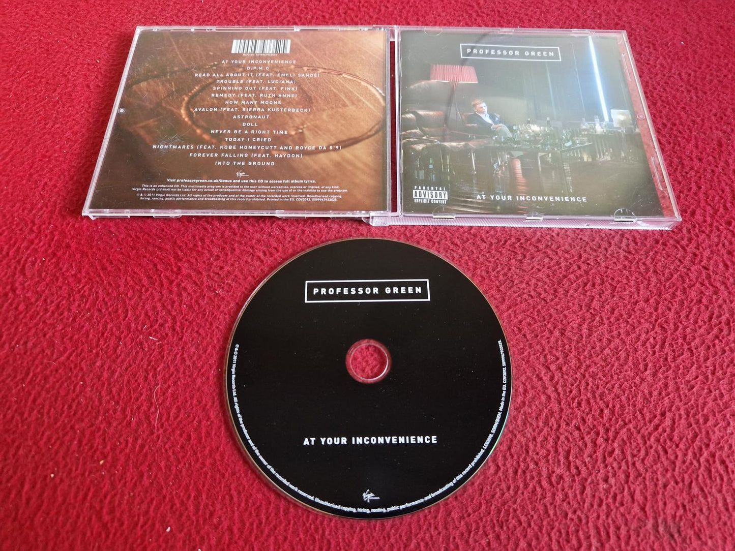 PROFESSOR GREEN AT YOUR INCONVENIENCE CD
