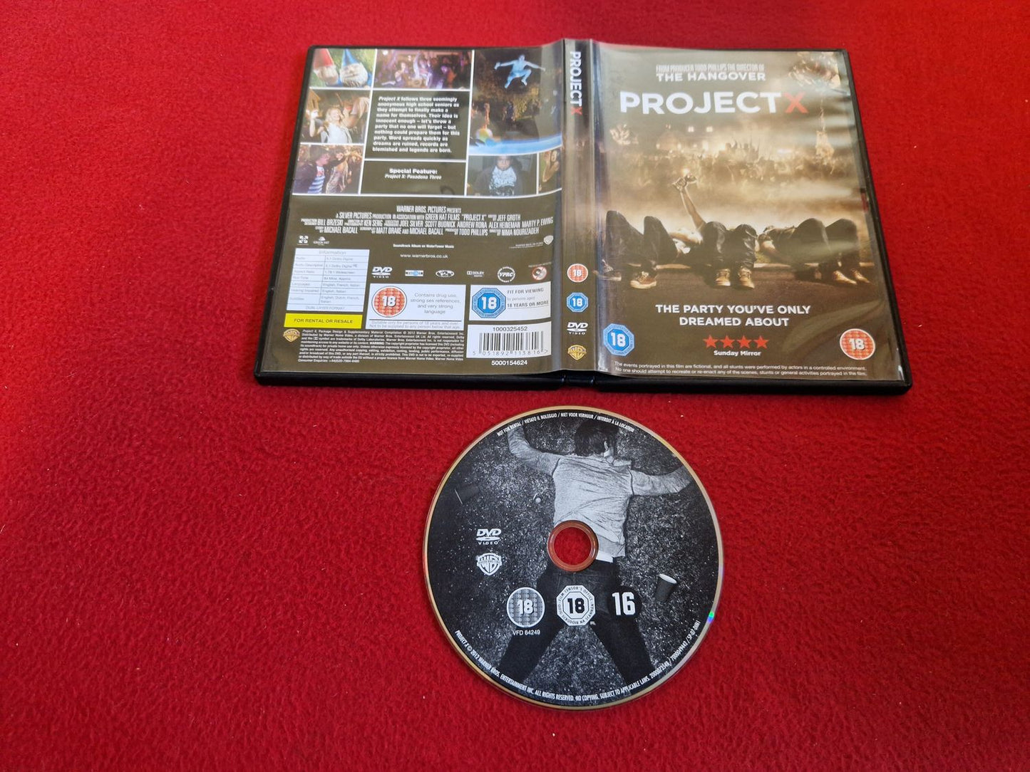 PROJECT X DVD