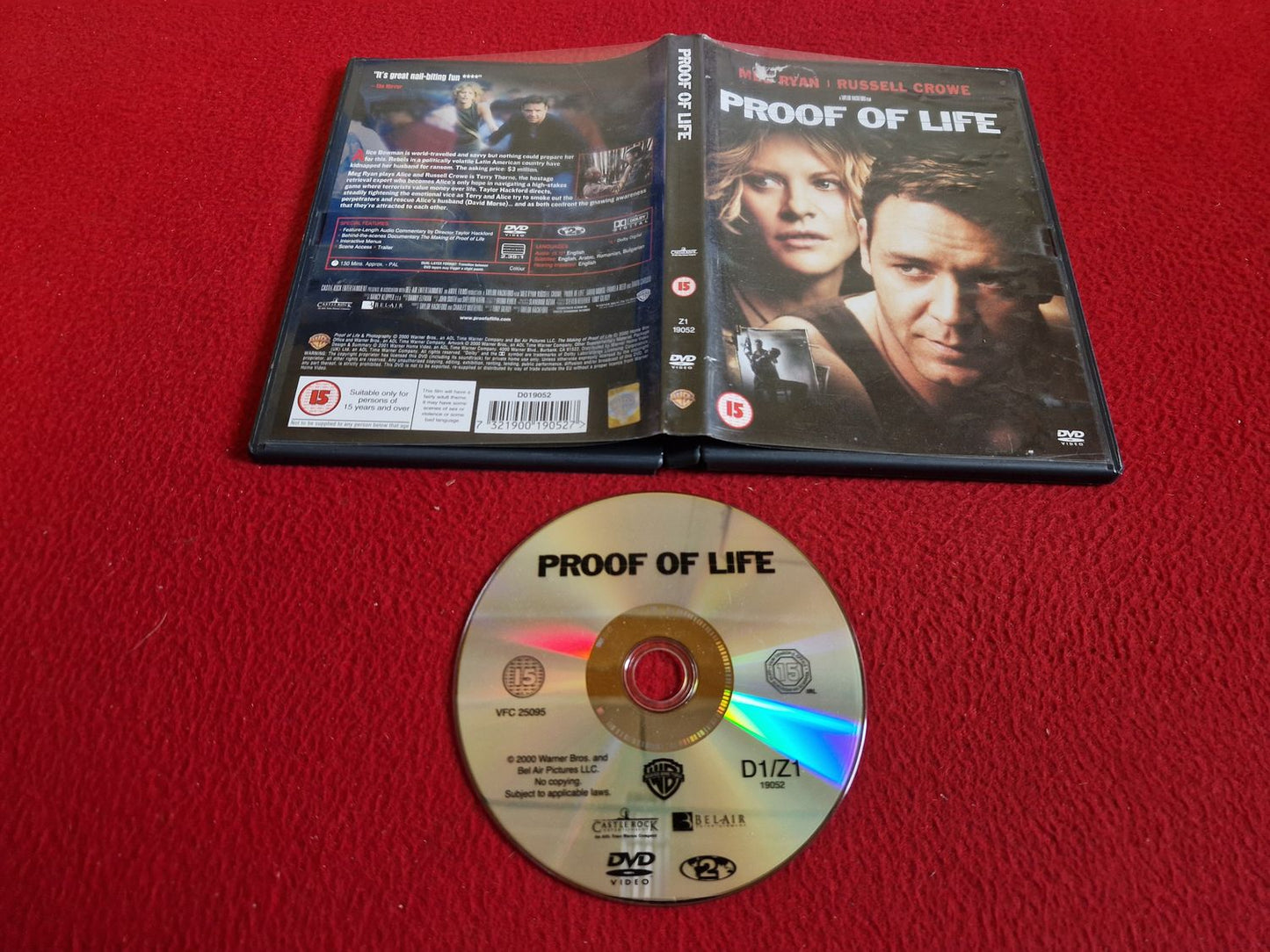 PROOF OF LIFE DVD