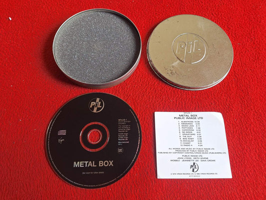 PUBLIC IMAGE LTD METAL BOX CD