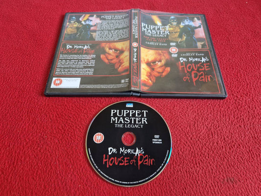 PUPPET MASTER THE LEGACY / DR. MOUREAU'S HOUSE OF PAIN DVD
