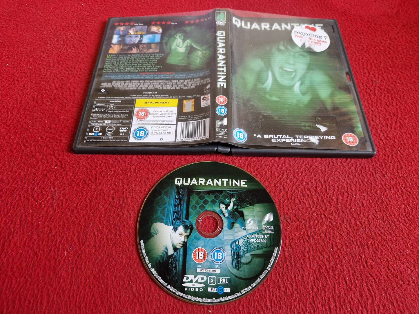 QUARANTINE [ SVENSK TEXT ] DVD