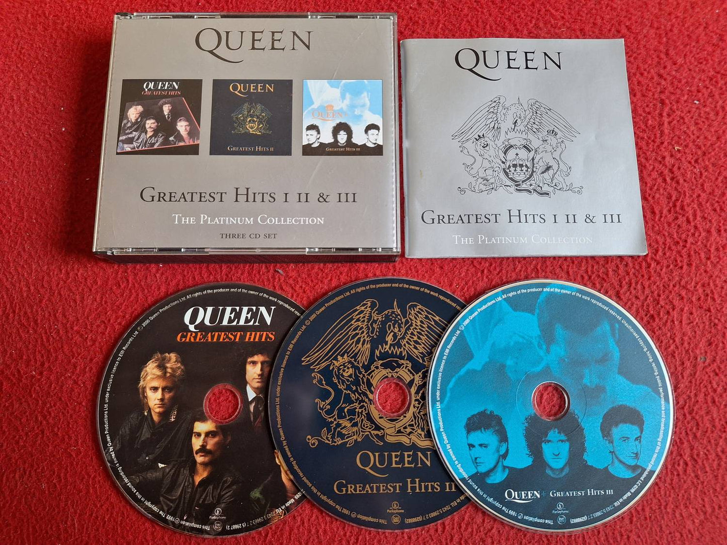 QUEEN GREATEST HITS 1 - 3 CD BOX