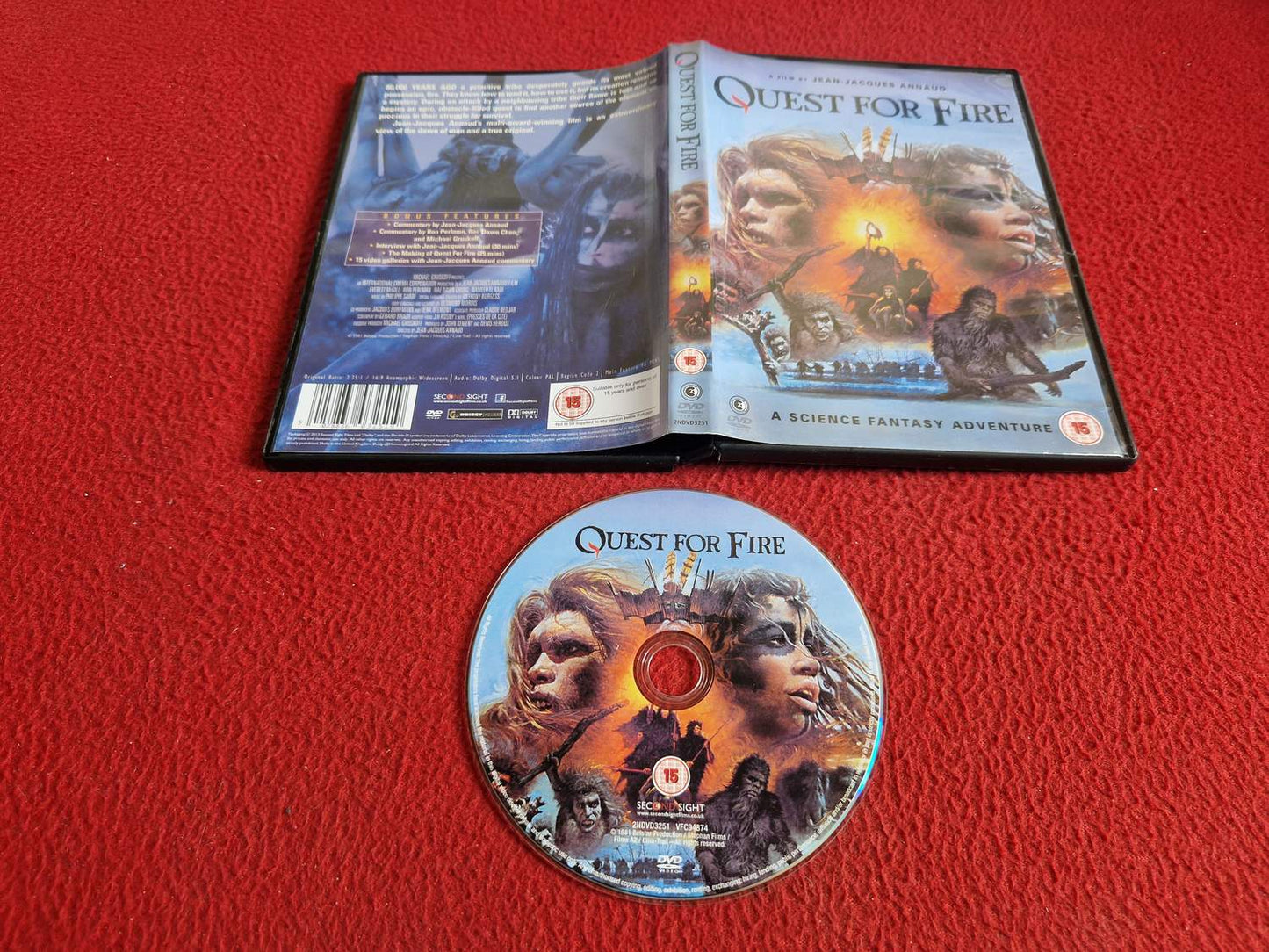 QUEST FOR FIRE DVD