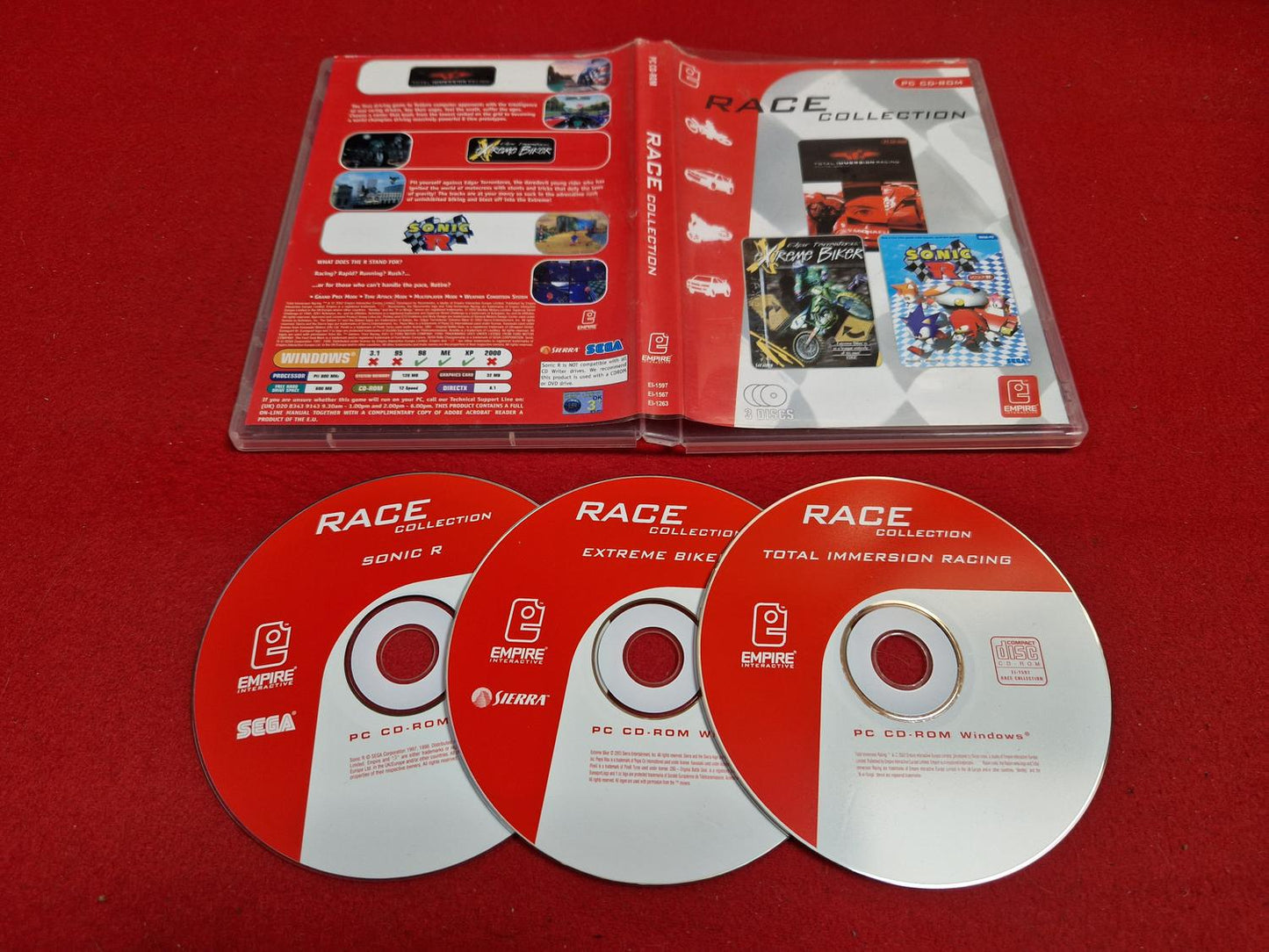 RACE COLLECTION SONIC R / EXTREME BIKERS / TOTAL IMMERSION RACING till PC