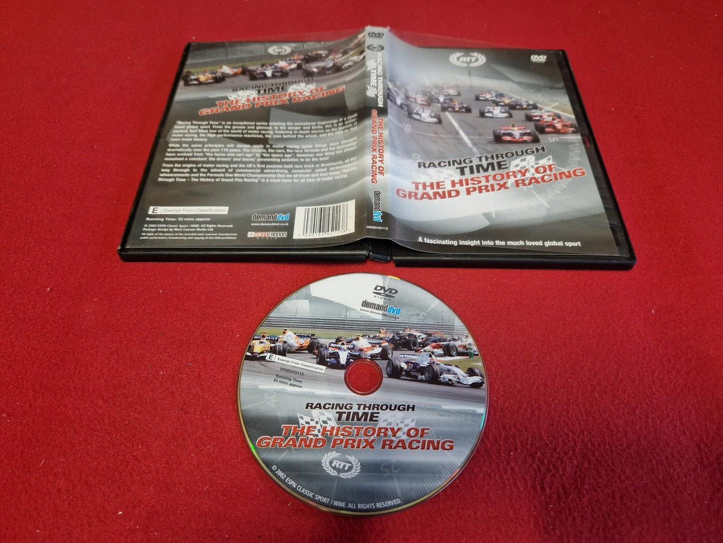 RACING THROUGH TIME THE HISTORY OF GRAND PRIX RACING till DVD