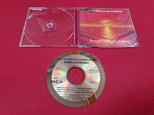 R.A.F. BY PICOTTO & GIGI D'AGOSTINO ANGEL'S SYMPHONY SINGEL till CD