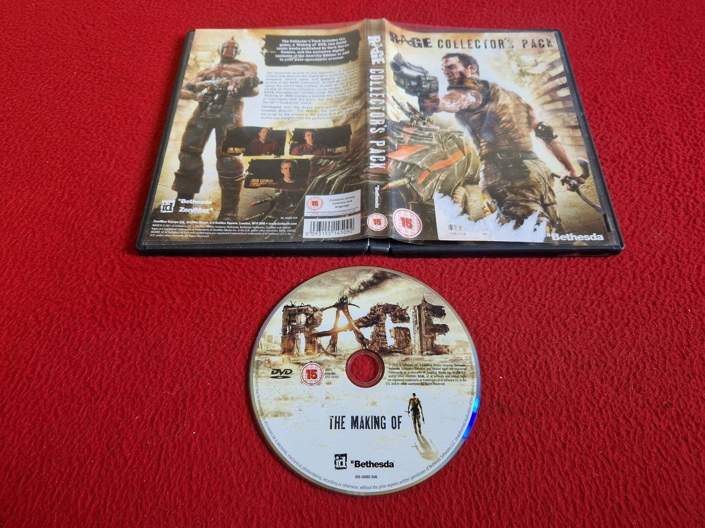 RAGE COLLECTOR'S PACK - THE MAKING OF DVD