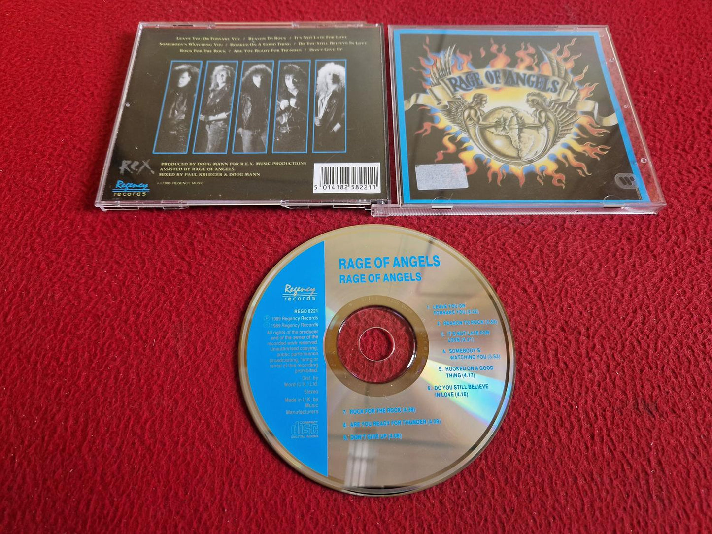 RAGE OF ANGELS - RAGE OF ANGELS CD