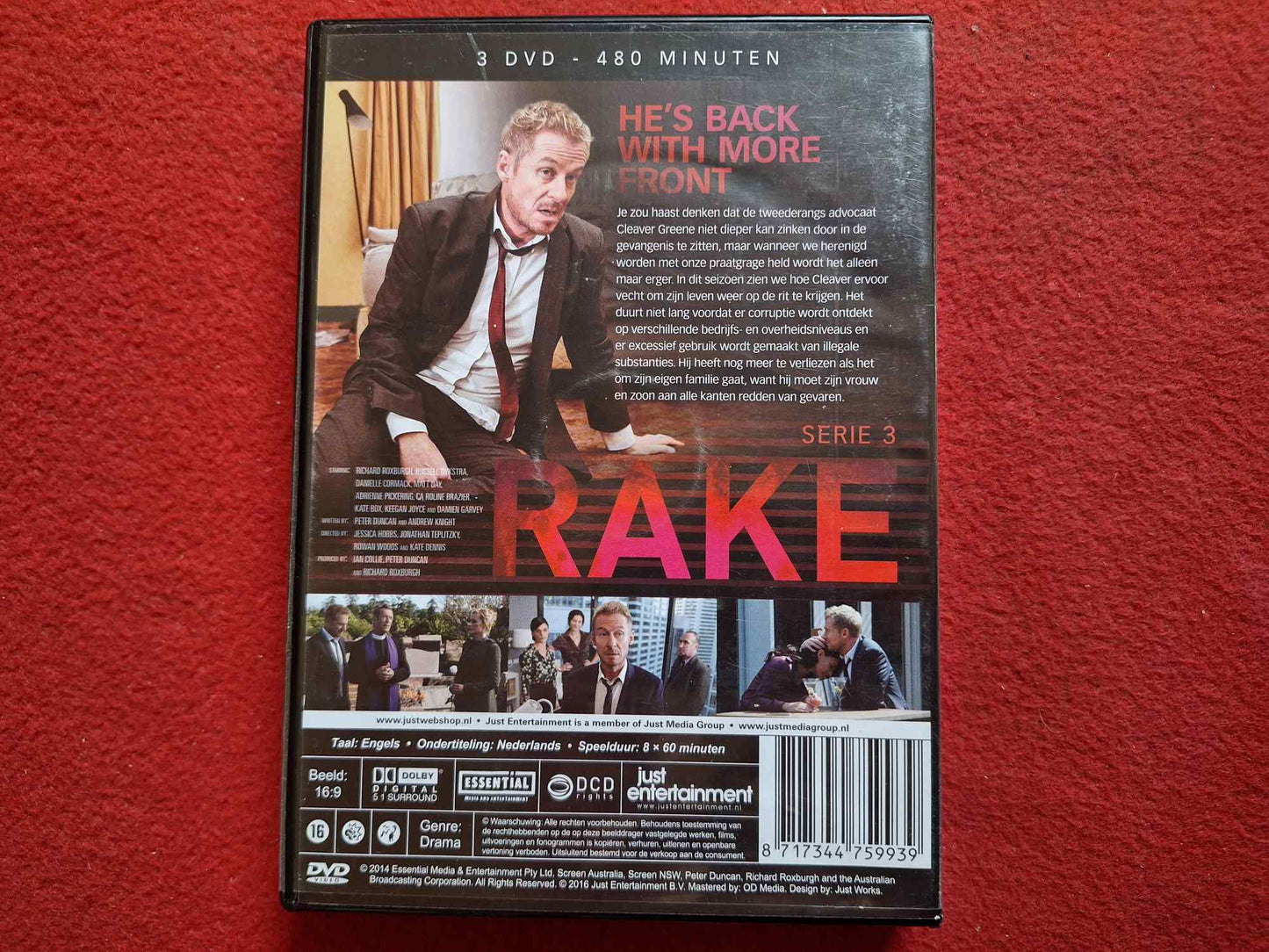 RAKE SERIES 3 [ HOLLÄNDSK UTGÅVA / TEXT - ENGELSKT TAL ] BOX DVD