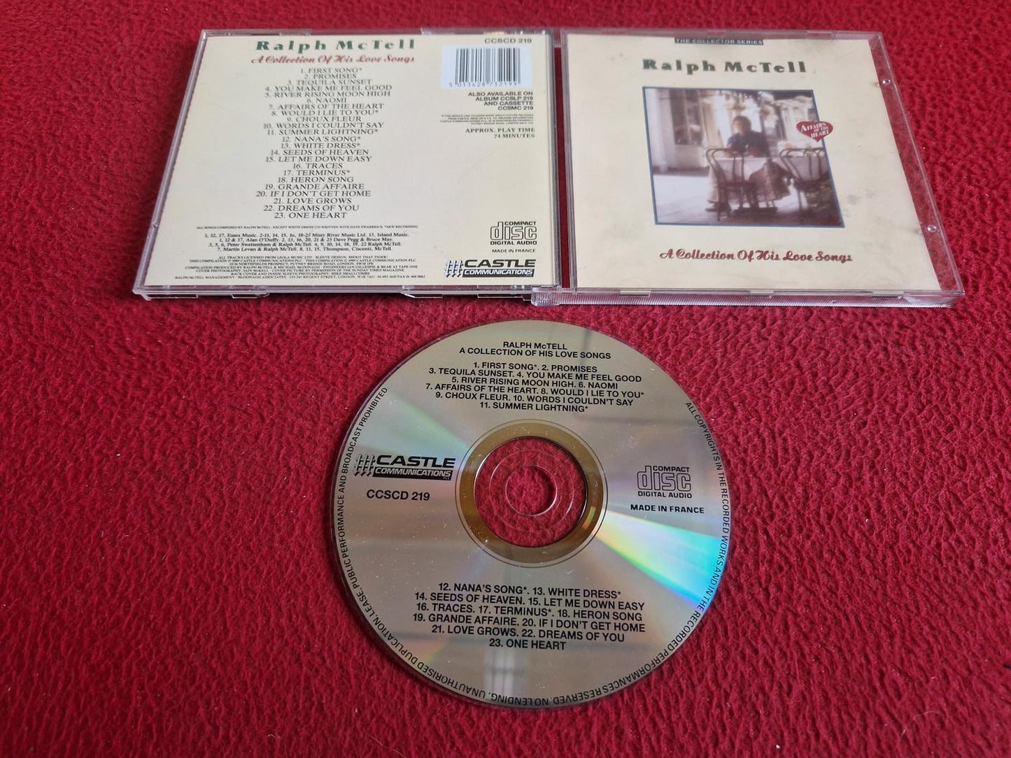 RALPH MCTELL A COLLECTION OF HIS LOVE SONGS CD