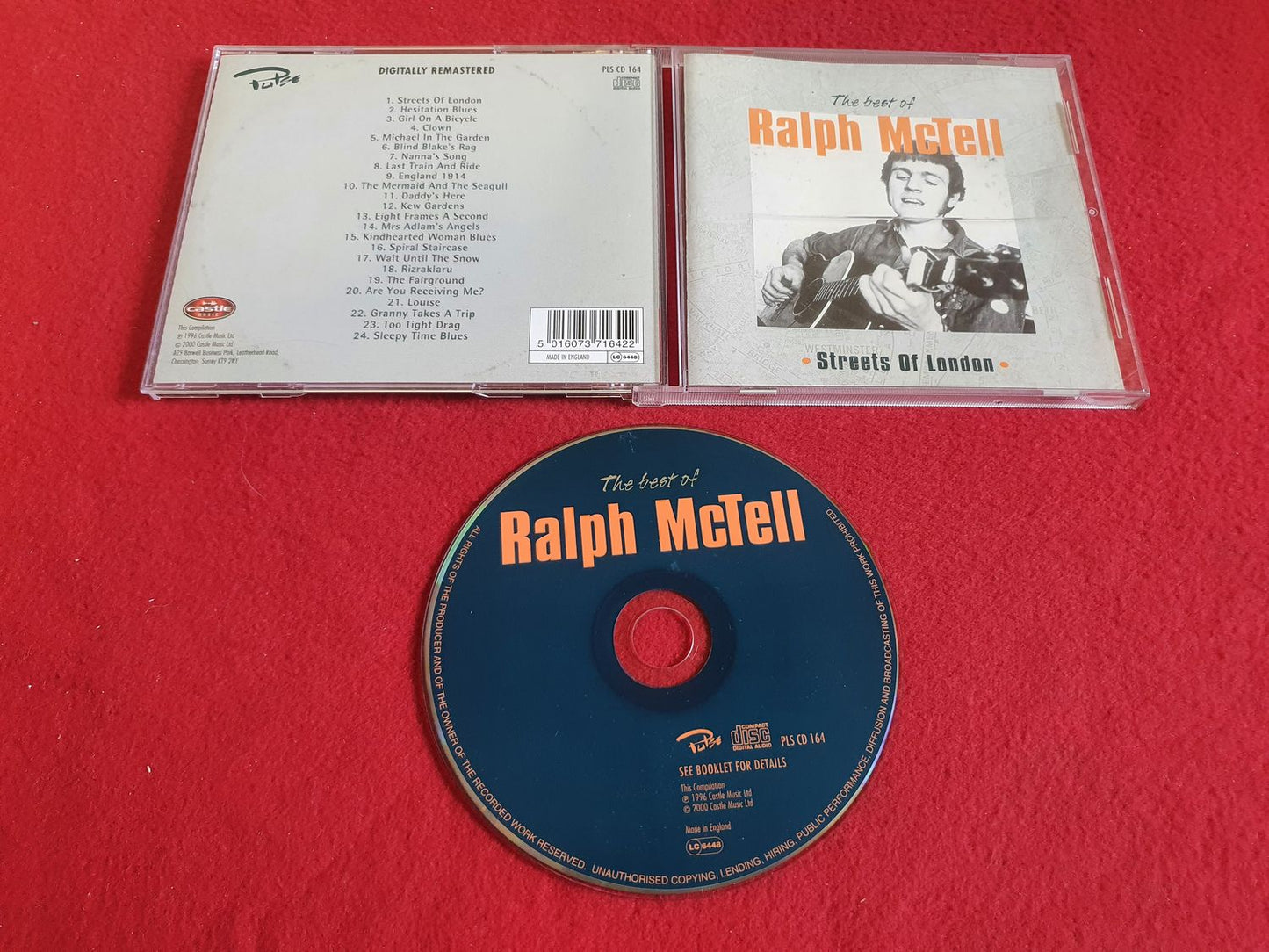 RALPH MCTELL STREETS OF LONDON THE BEST OF till CD