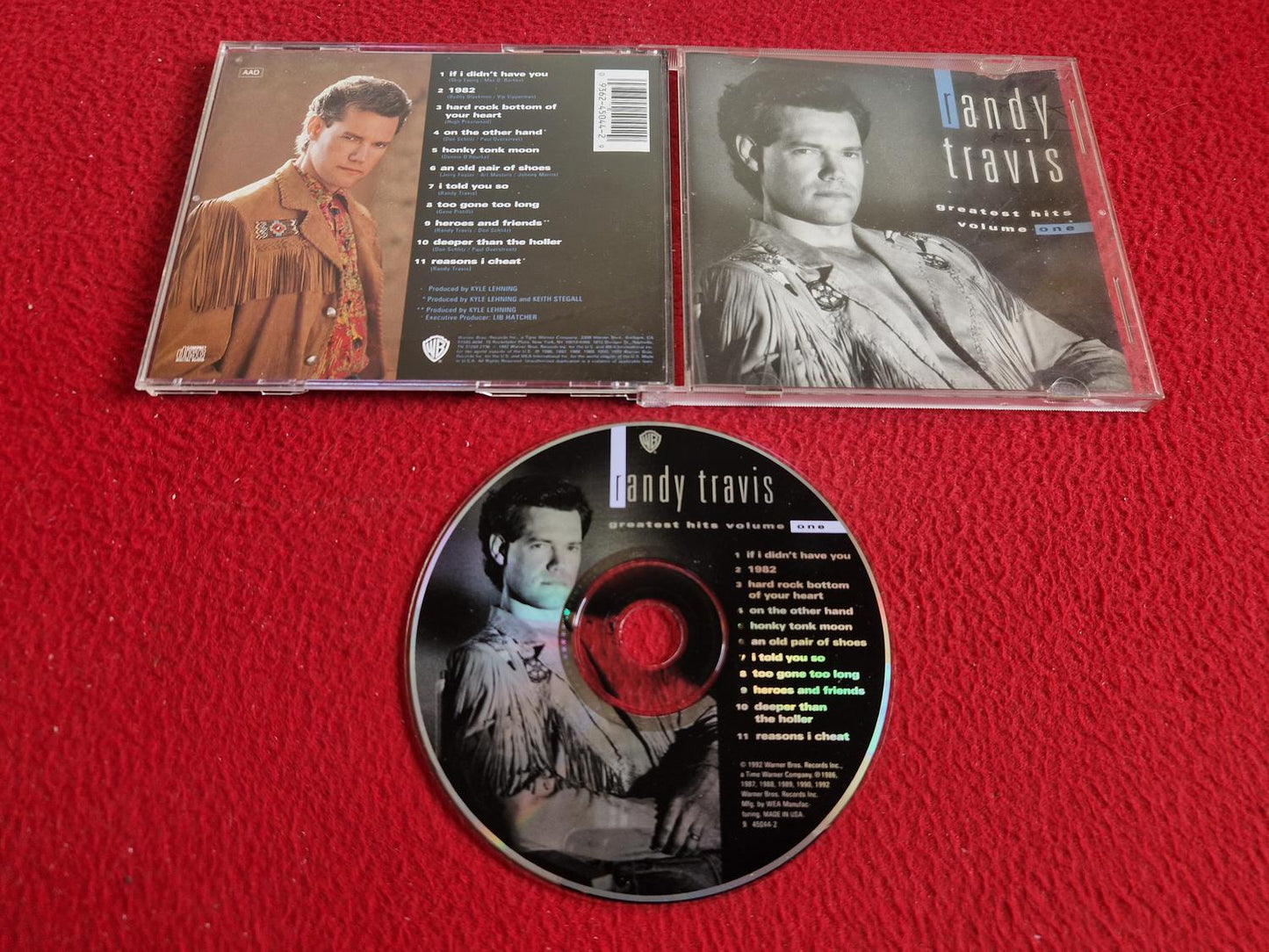 RANDY TRAVIS GREATEST HITS VOLUME ONE CD