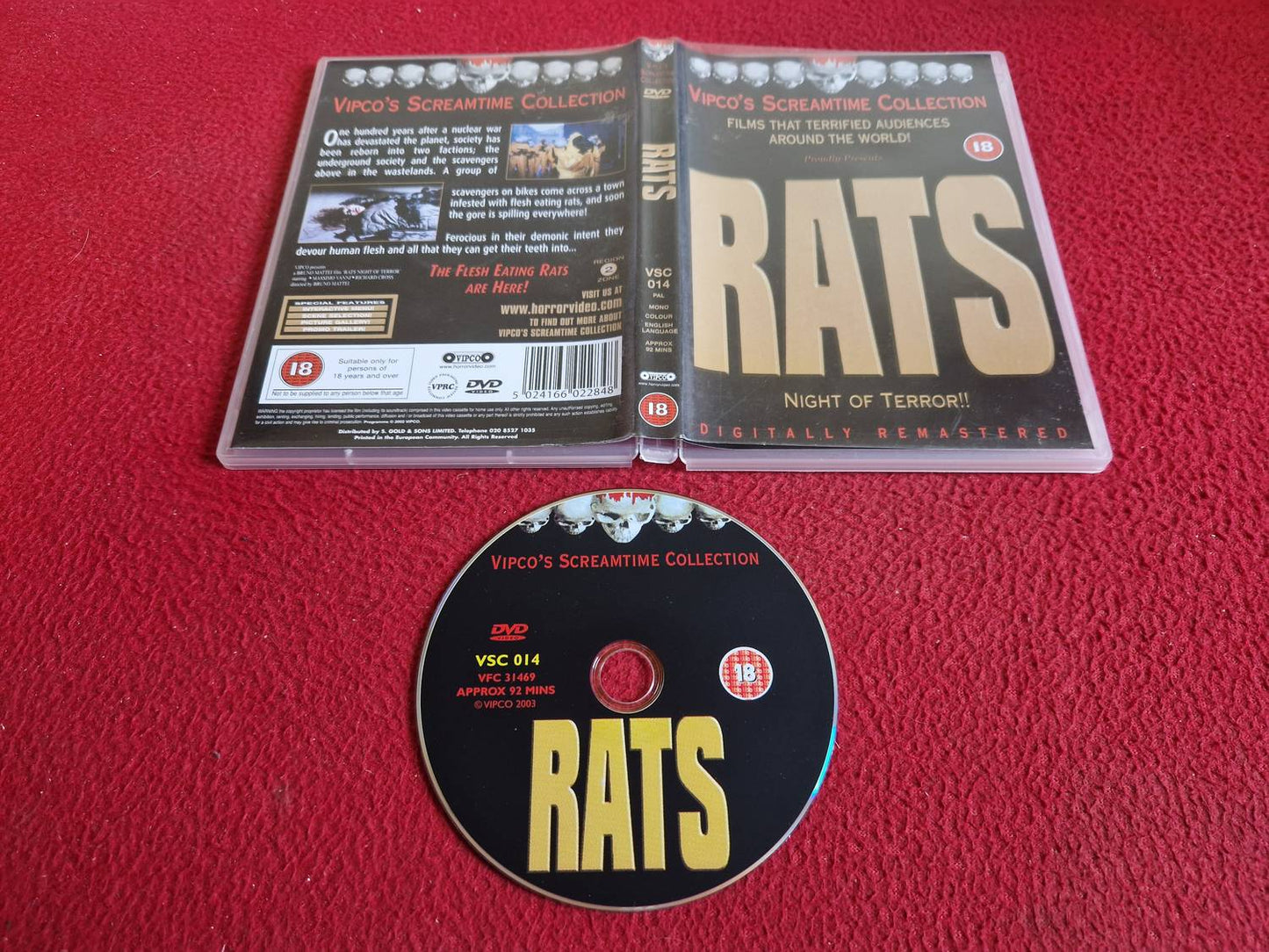 RATS DVD