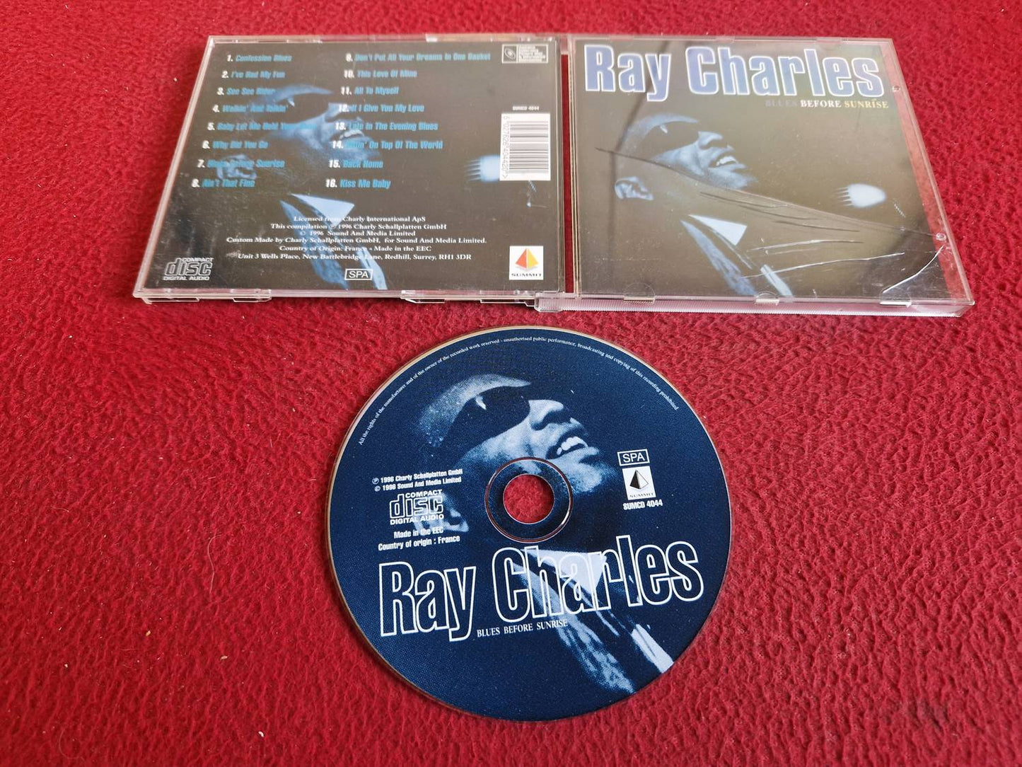RAY CHARLES BLUES BEFORE SUNRISE CD