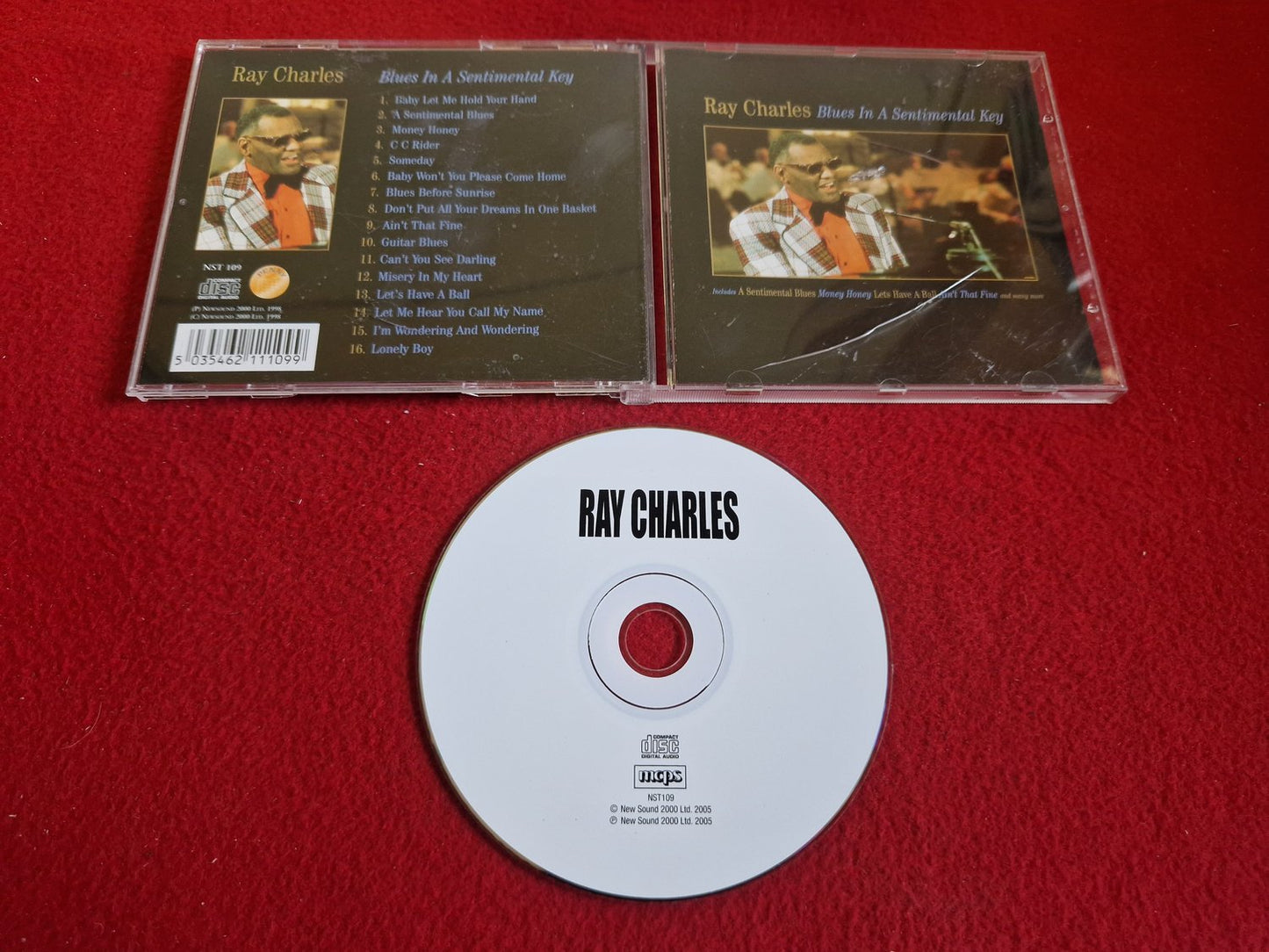 RAY CHARLES BLUES IN A SENTIMENTAL KEY till CD