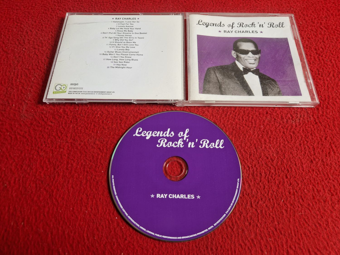 RAY CHARLES LEGENDS OF ROCK 'N' ROLL CD