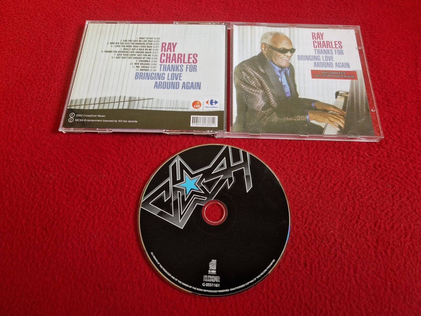 RAY CHARLES THANKS FOR BRINGING LOVE AROUND AGAIN CD