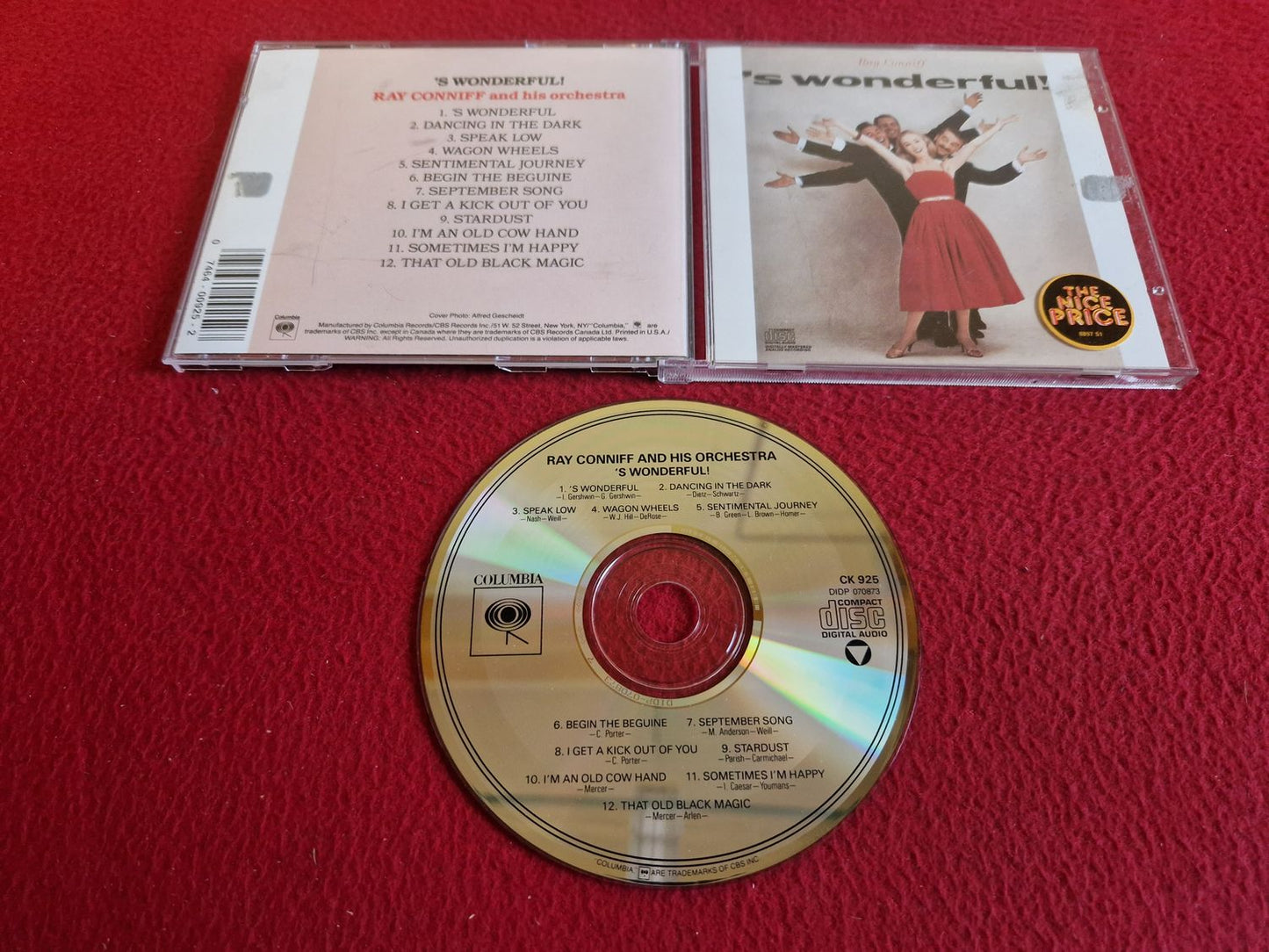 RAY CONNIFF AND HIS ORCHESTRA 'S WONDERFUL! CD