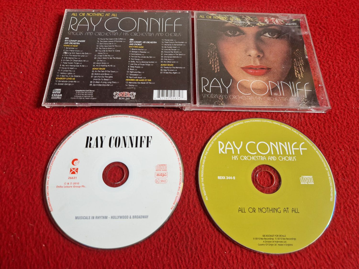 RAY CONNIFF HIS ORCHESTRA AND CHORUS ALL OR NOTHING AT ALL CD
