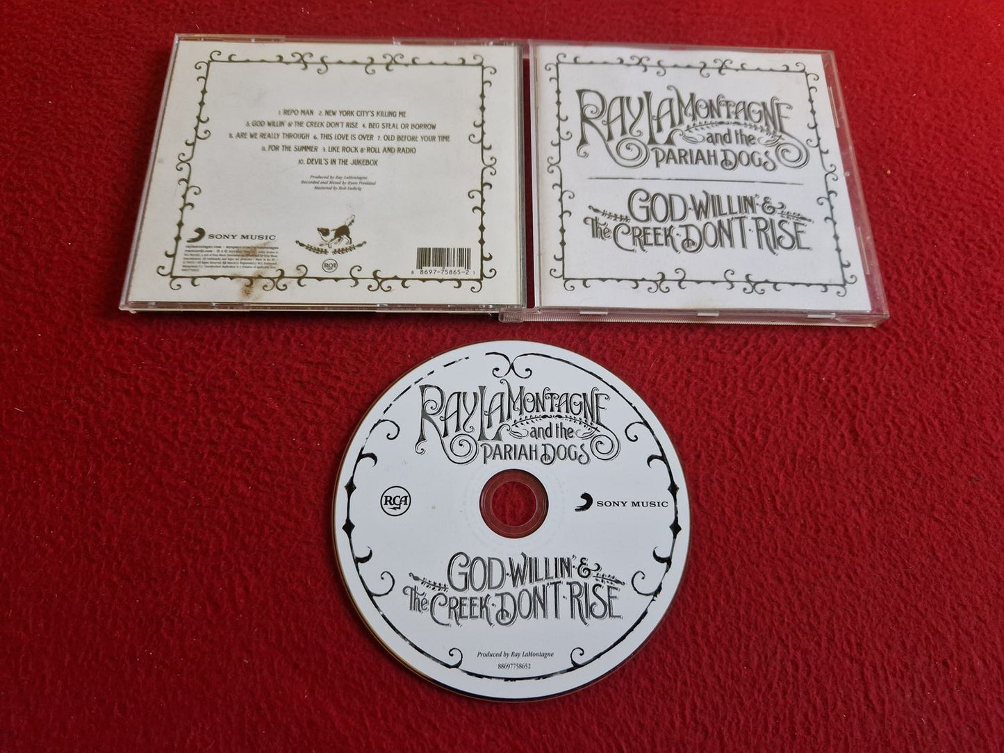 RAY LAMONTAGNE AND THE PARIAH DOGS GOD WILLIN & THE CREEK DON'T RISE CD