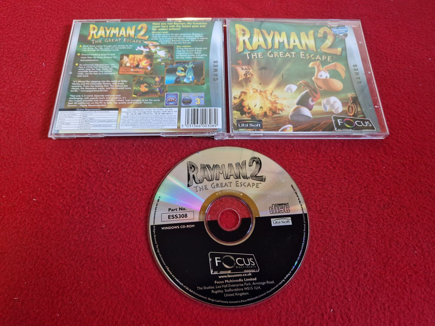 RAYMAN 2 THE GREAT ESCAPE till PC