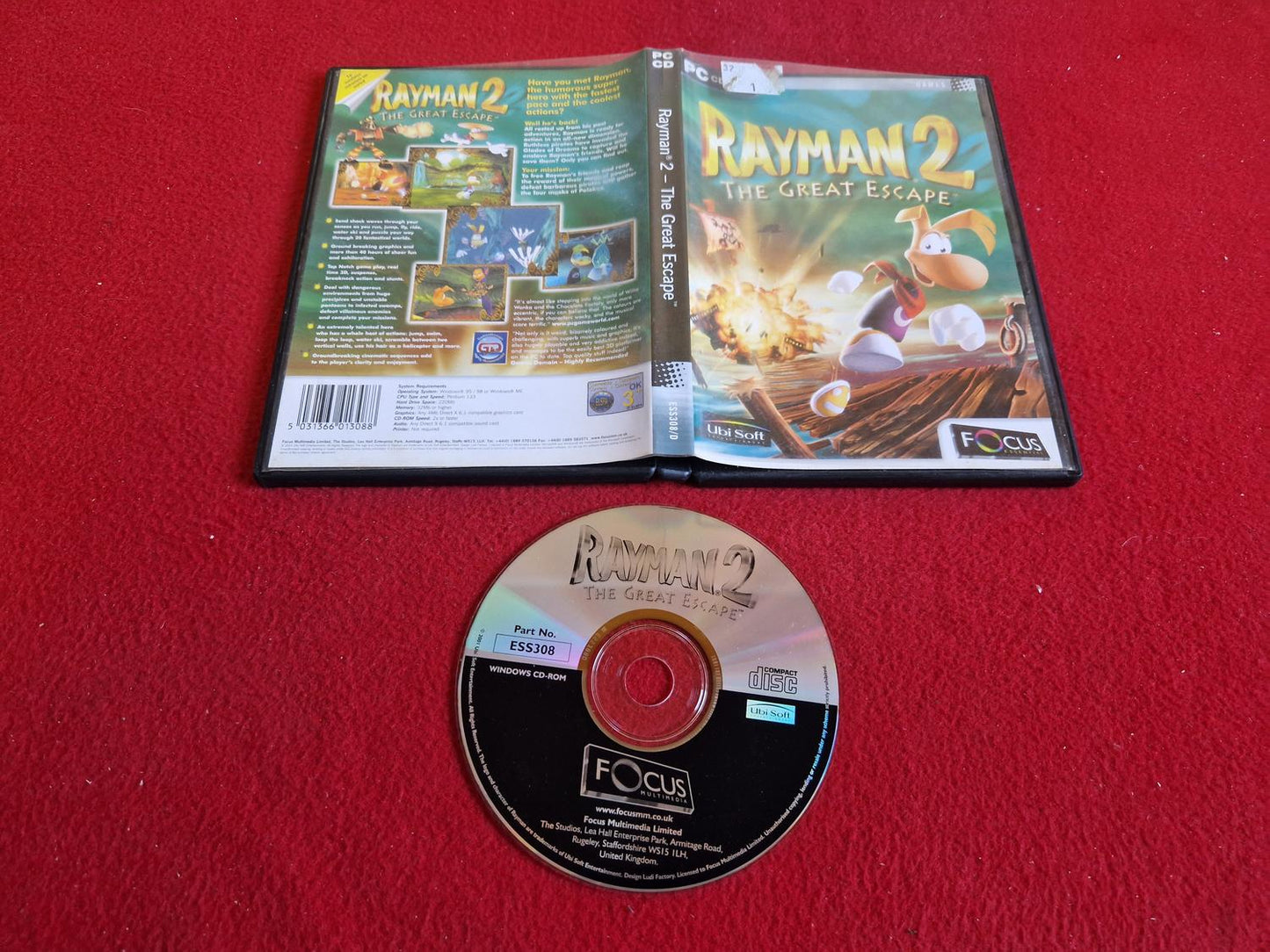 RAYMAN 2 THE GREAT ESCAPE till PC