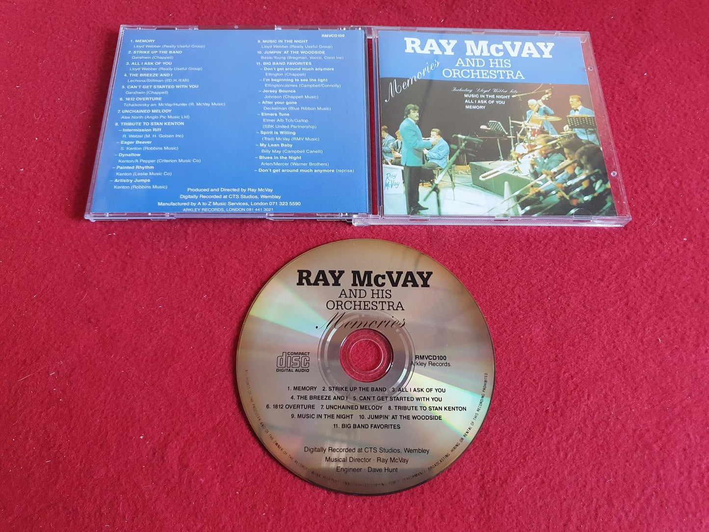 RAY MCVAY AND HIS ORCHESTRA MEMORIES till CD